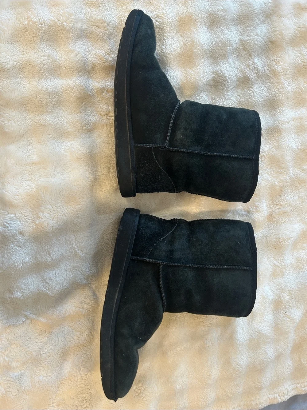 UGG Black Shearling Lined Boot